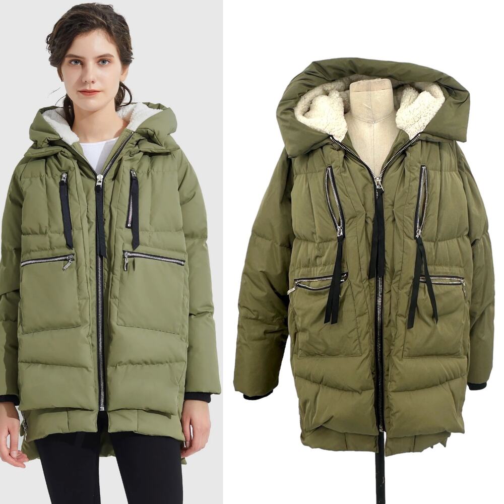 Orolay Thickened Down Jacket 092 Universe Peat Moss Green Size‎ Medium